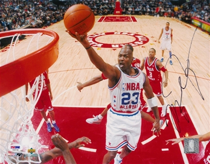 Michael Jordan Signed 11x14 NBA All Star Game Photograph (PSA/DNA)